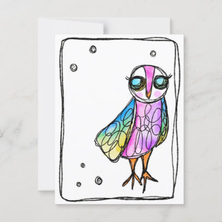 Owl Postcard