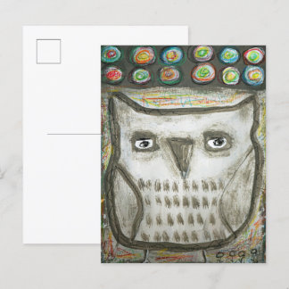 Owl Postcard