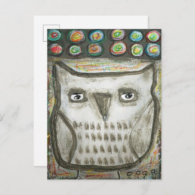 Owl Postcard (Front/Back)