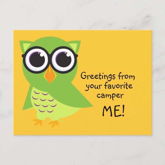 Owl Postcard (Front)