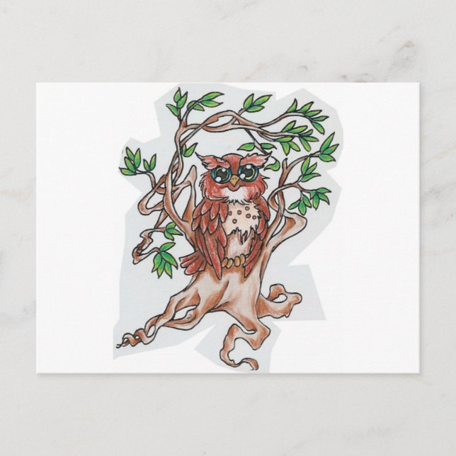 Owl Postcard (Front)