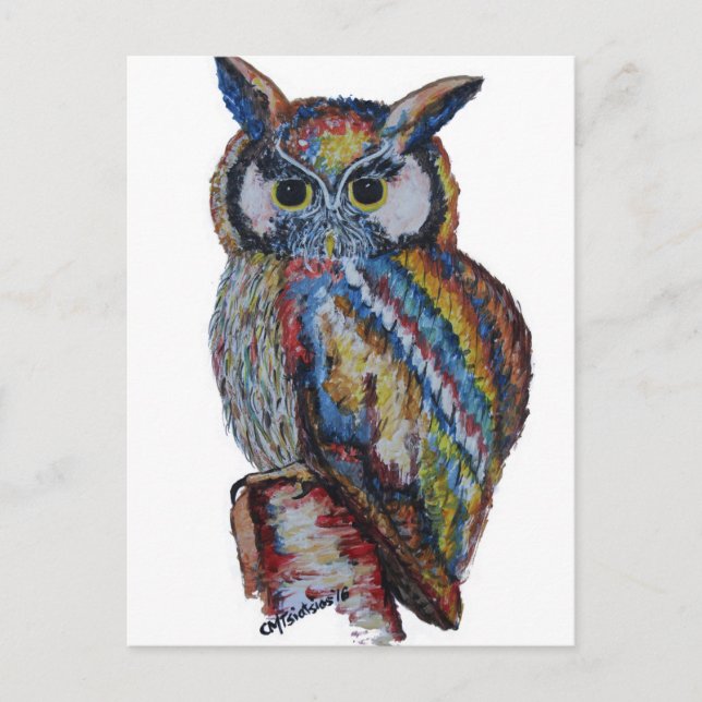 Owl Postcard (Front)