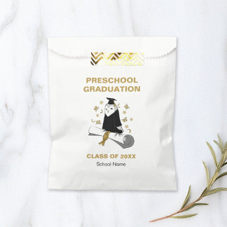 Owl Preschool / Kindergarten Graduation Party Favour Bags