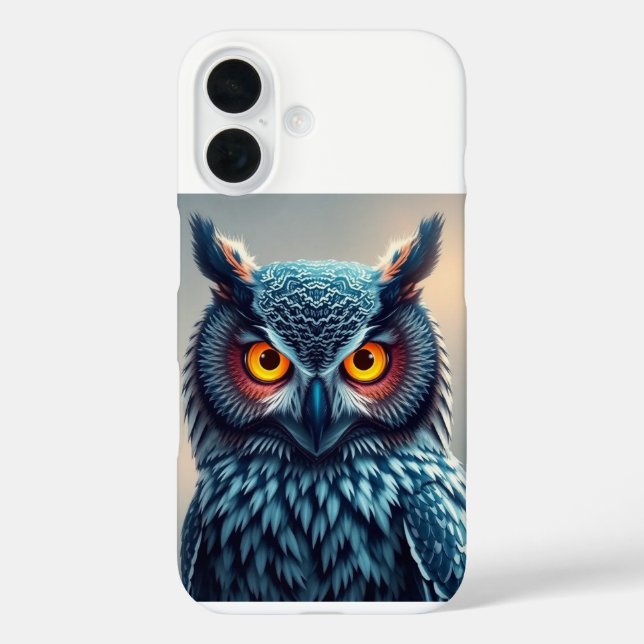 Owl Print IPhone Case cover stylish  (Back)