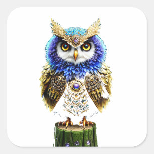 Owl Protocol Square Sticker