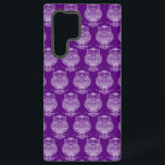 Owl (purple) - Samsung Case<br><div class="desc">Digital drawing outline of an owl.</div>