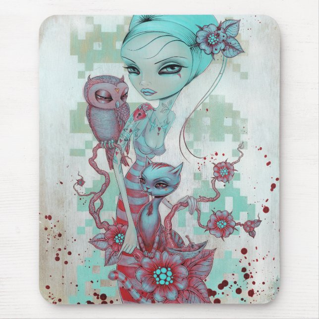 Owl&Pussycat Mousepad (Front)