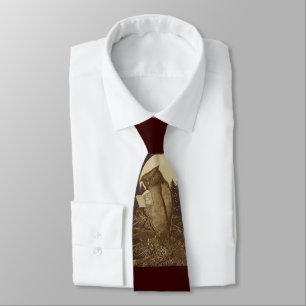 Owl Reading by Moonlight Tie