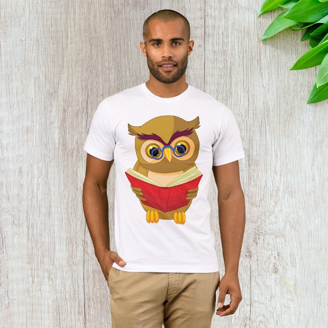 Owl Reading T-Shirt (Creator Uploaded)