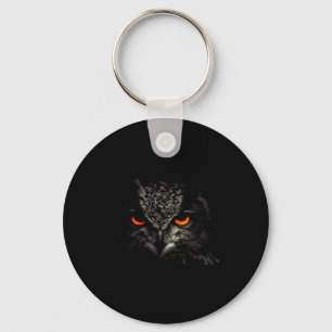 Owl Retro Eye Men Women Kids Gift Apparel Key Ring