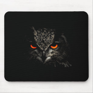 Owl Retro Eye Men Women Kids Gift Apparel  Mouse Pad