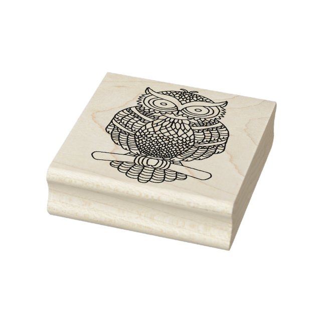 Owl - Rubber Stamp (Stamp)