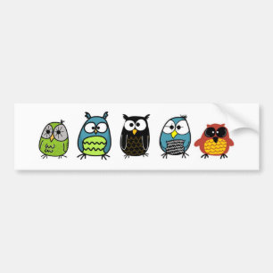 Owl Series: Family Bumper Sticker
