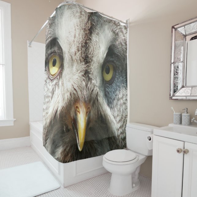 Owl Shower Curtain (In Situ)
