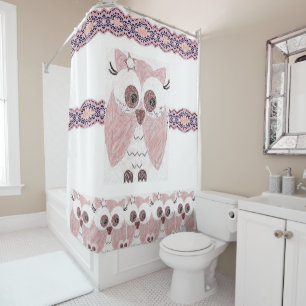 Owl Shower Curtain