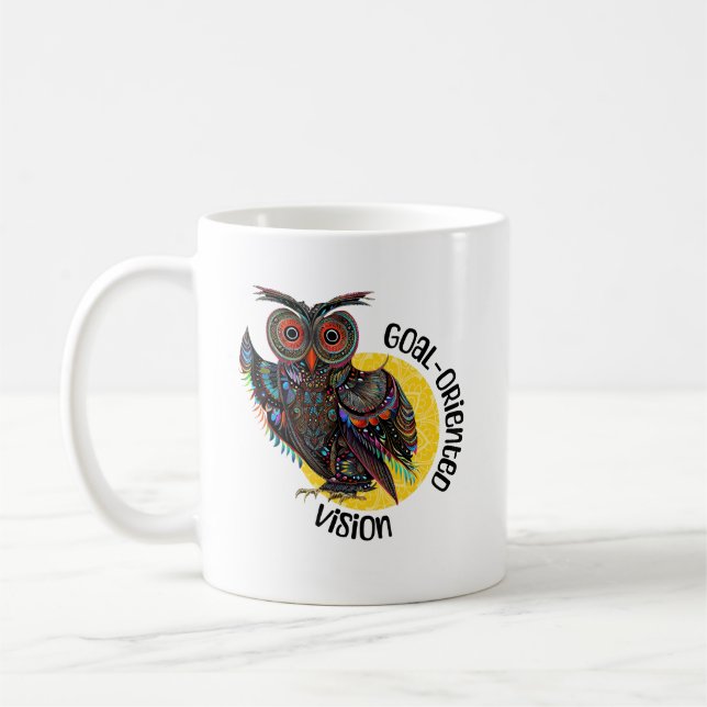 Owl Spirit Animal Mug (Left)