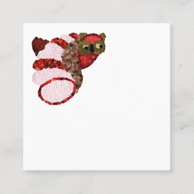 Owl Square Appointment Card (Front)