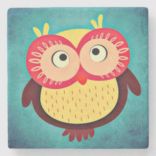 Owl Stone Coaster