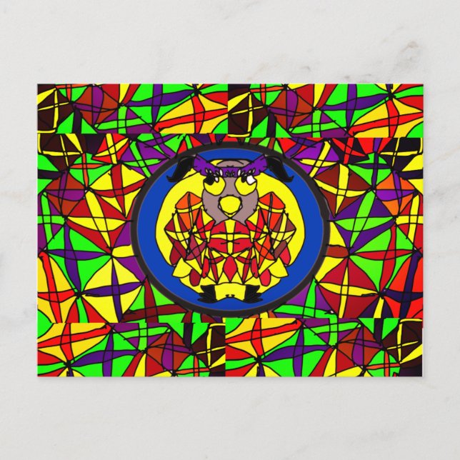 Owl Style artwork Postcard (Front)