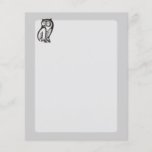 Owl Symbol Black Flyer