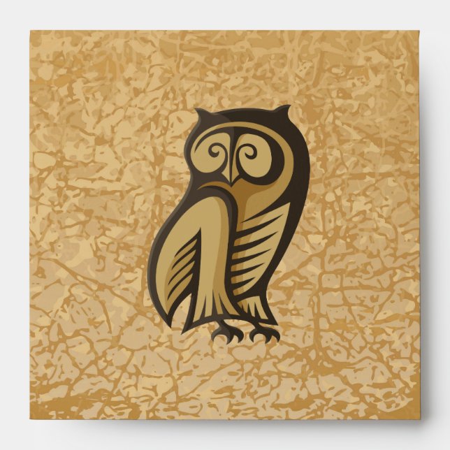 Owl Symbol Colour Envelopes (Front)