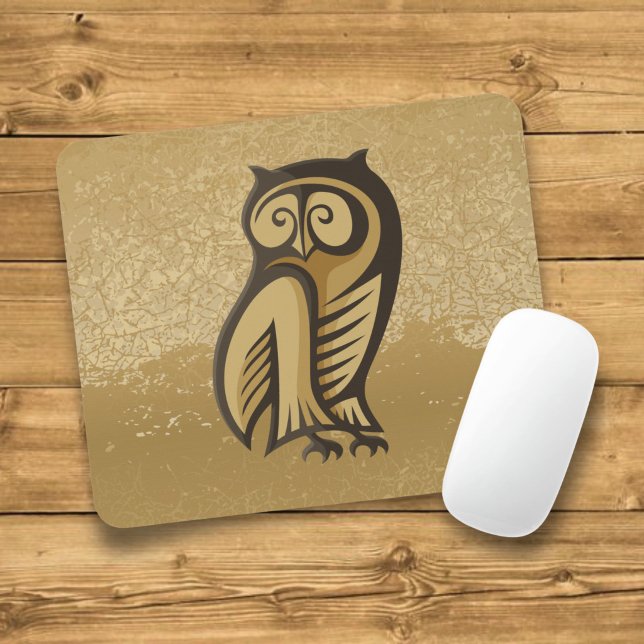 Owl Symbol Colour Mouse Pad (Creator Uploaded)