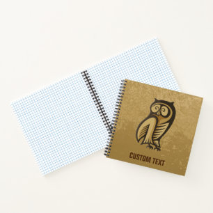 Owl Symbol Colour Notebook