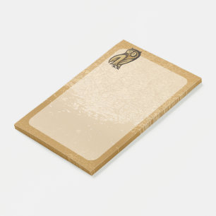 Owl Symbol Colour Post-it Notes