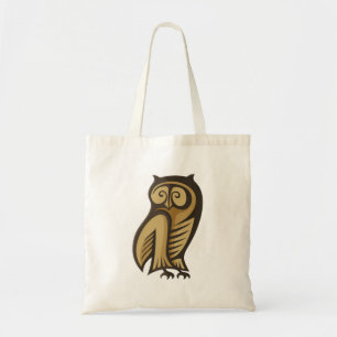 Owl Symbol Colour Tote Bag