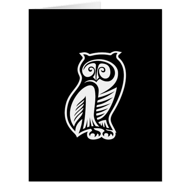 Owl Symbol White (Front)
