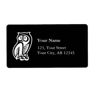 Owl Symbol White