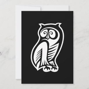 Owl Symbol White