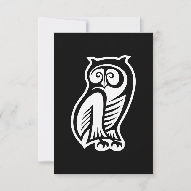 Owl Symbol White (Front)