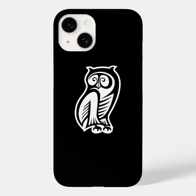 Owl Symbol White Case-Mate iPhone Case (Back)