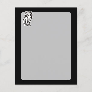 Owl Symbol White Flyer