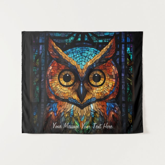 Owl  tapestry (Front (Horizontal))