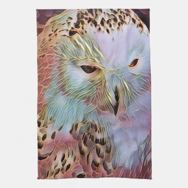 OWL TEA TOWEL (Vertical)