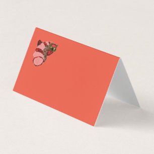 Owl Tent Folded Business Card