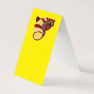 Owl Tent Folded Business Cards