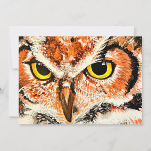 Owl Thank You Card