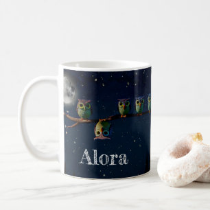 Owl That's Different With Unique Quote Collage Coffee Mug
