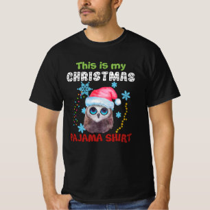 Owl This Is My Christmas Pajama Shirt