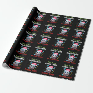 Owl This Is My Christmas Pajama Shirt Wrapping Paper