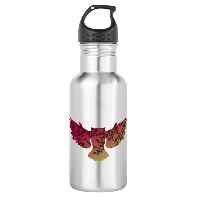 Owl Tree 532 Ml Water Bottle (Front)