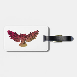 Owl Tree Luggage Tag