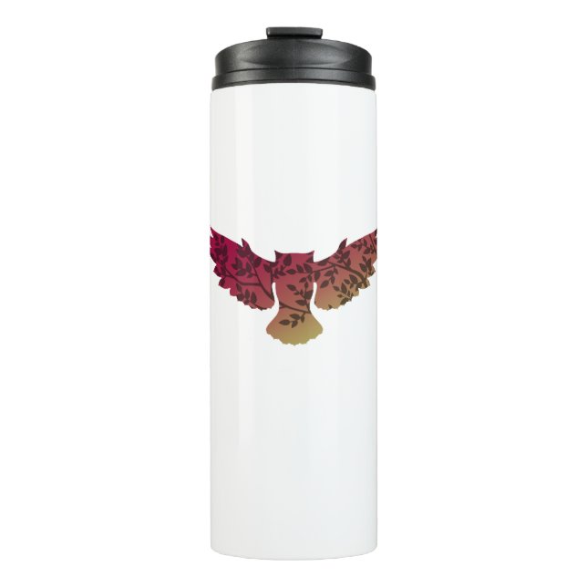 Owl Tree Thermal Tumbler (Front)