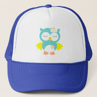 owl trucker hat