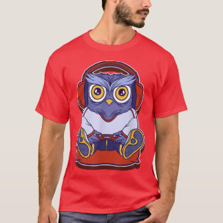 Owl Tshirt Kids Men Women Nocturnal Night Sleep Mu
