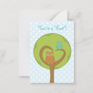 Owl Valentines Card