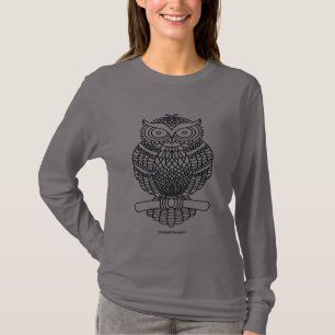 Owl (vivid) - Women's Long Sleeve Shirt